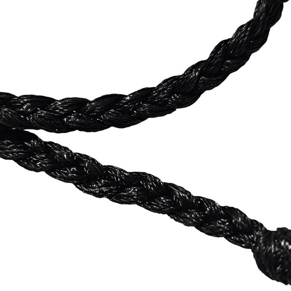 Handcrafted Blue Elephant Beaded Woven Braided Rope Bracelet Cuff Friendship - Picture 5 of 6